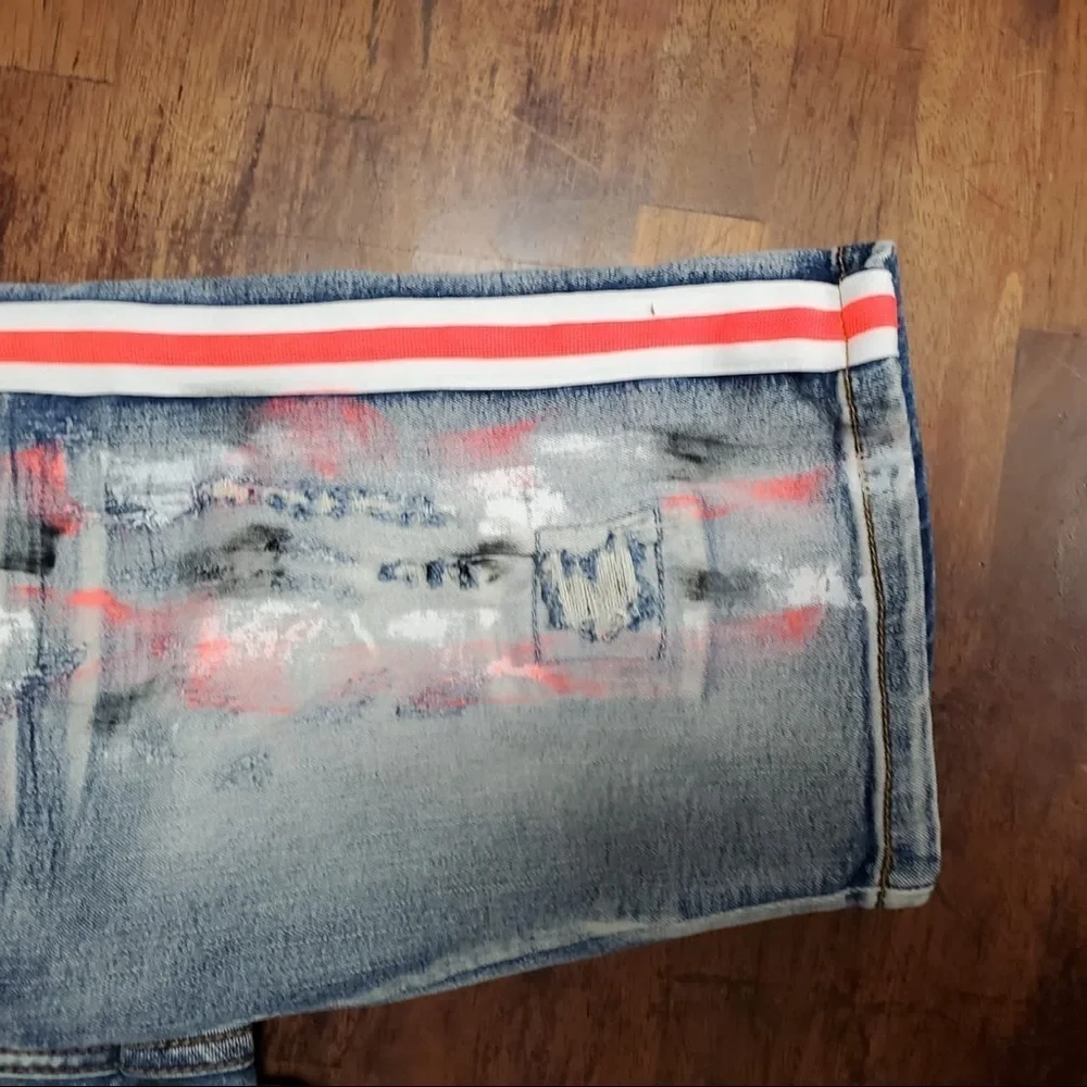 Sz Various kilogram side stripe shorts